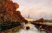 Alexey Bogolyubov View to Michael's Castle in Petersburg from Lebiazhy Canal oil painting reproduction